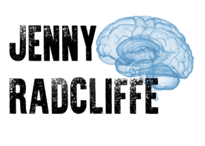 Jenny Radcliffe with Brain Logo